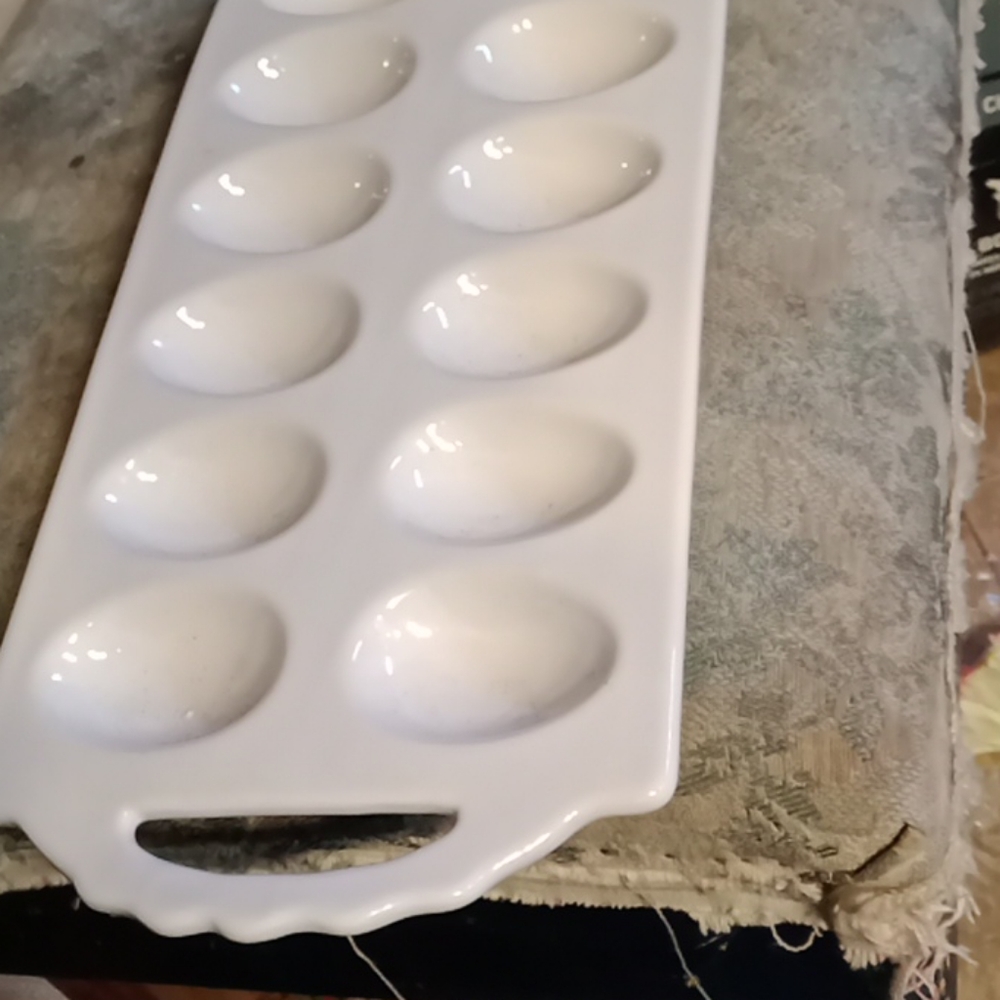 Double side deviled egg tray